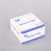 Nhà máy CE Cung cấp Miếng lót chuẩn bị cồn vô trùng Bông tăm bông tẩm cồn TRƯỚC KHI TIÊM ALCO SWABS